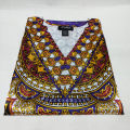Printed Silk Kaftan Dress for Women & Girls | 52” Long Nightwear, Loungewear Abaya, Fancy Kaftans for Pakistani Girls & Women | One Size Fits Up to XXXL Nighty & Maternity Dresses. 