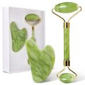 Gua Sha Facial Tools & Jade Roller Set for Skin Care, Reduce Puffiness and Improve Wrinkles, Guasha Tool for Face, Gua Sha Stone Self Care Gift for Woman Man. 