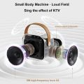 K12 Karaoke Machine Portable Bluetooth 5.3 PA Speaker System with 1-2 Wireless Microphones Home Family Singing Children's Gifts. 
