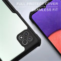 For Samsung Galaxy A22 5G Acrylic Back Transparent Case For SamsungA22 GalaxyA22 5G Camera Shockproof Smartphoen Casing Cover Coque. 
