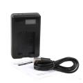 LCD USB Battery Charger LP-E6 LC-E6N For Canon Cameras. 