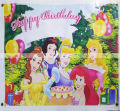 PRINCESS THEME BIRTHDAY PARTY BANNER ( 36 INCHES X 24 INCHES ). 