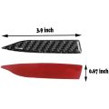 4 Pieces Anti-Scratch Trim Sticker,Carbon Fiber Rearview Mirror Protector Anti-Rub Strip Sticker Anti-Collision Strip. 