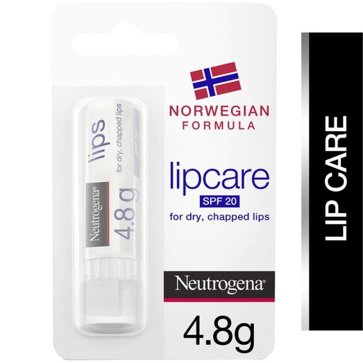 Neutrogena Lip Balm, Norwegian Formula, Moisturising SPF20, 4.8g