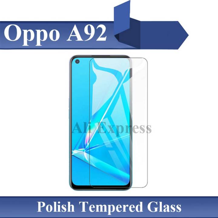 Oppo A92 Tempered Glass Screen Protector Premium High Quality Polish Glass For Oppo A92