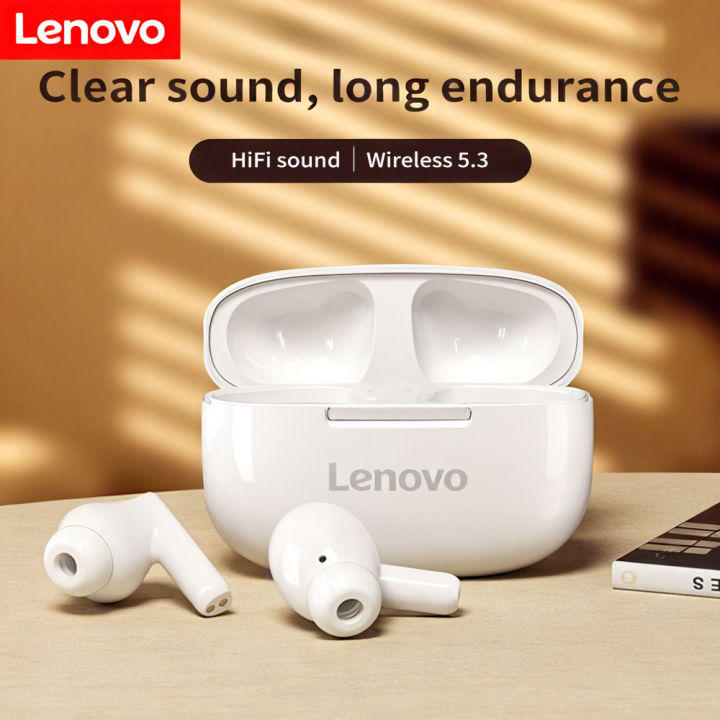 Original Lenovo Thinkplus LP33 Wireless Earphones HD Stereo Earphones Waterproof Earplugs In Ear Earphones HD Microphone