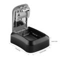 Key Lock Box Wall Mounted Aluminum alloy Key Safe Box Weatherproof 4 Digit Combination Key Storage Lock Box Indoor Outdoor. 
