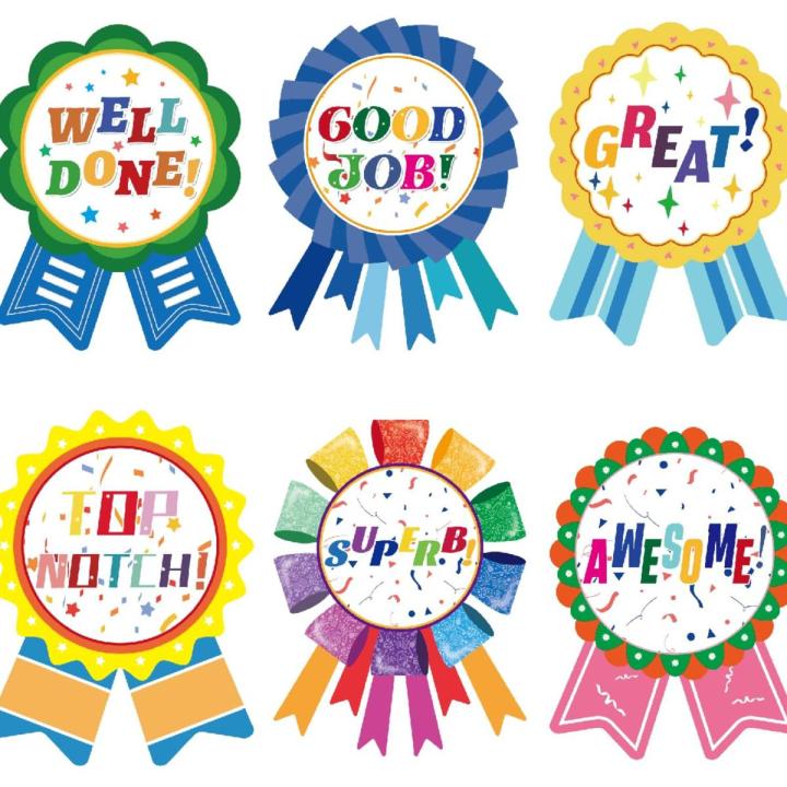 Beautiful reward stickers for students Pack of 6