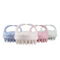 LOHAS Biodegradable Wheat Straw Silicone Hair Brush Shampoo Brush Scalp Massager For Hair Growth. 