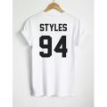 HARRY STYLES SHIRT STYLES 94 Print on Back Side T Shirt Tops. 