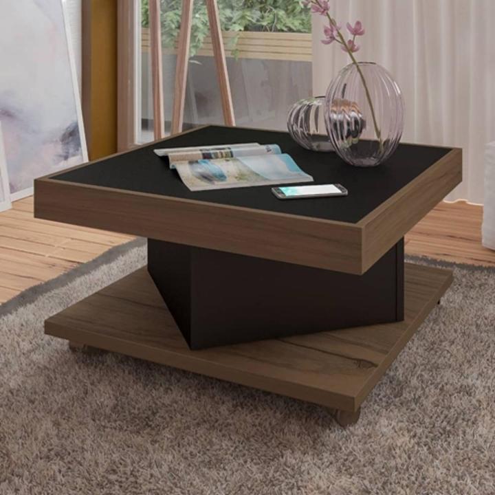 Coffee table Center Table  Home office Table Unique Design  Coffee Table Magazine Shelf Small Table 24x24 inch LxW