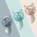 3 Colors Portable Handheld Fan Hand Pressure Fan Mini Portable Fan Without Battery Household Cute Fan Cooling Cartoon Held Fan. 