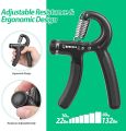 Gym Fitness Hand Grip Adjustable Finger Heavy Exerciser Strength for Muscle Recovery Hand Gripper Trainer, Non-Slip Gripper, Perfect for Musicians Athletes and Hand Rehabilitation Exercising For Men and Women (Black). 