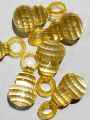 Beads for DIY Crafts.  White, Yellow, Pink, and Orange Drop Tussle (Latkan) Acrylic Beads. Pack of 40gms Beads, For DIY Jewelry Making, Jewelry, And Dress Accessories.. 