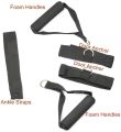 11 PCS Latex Resistance Band Set Yoga Pilates Abs Exercise Fitness Gym Workout Set With Elastic Tube, Door Anchor, Ankle Straps, And Handles For Weight Loss Or Stretch. 