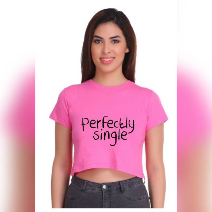 Perfactly Single Croptop tshirt for women