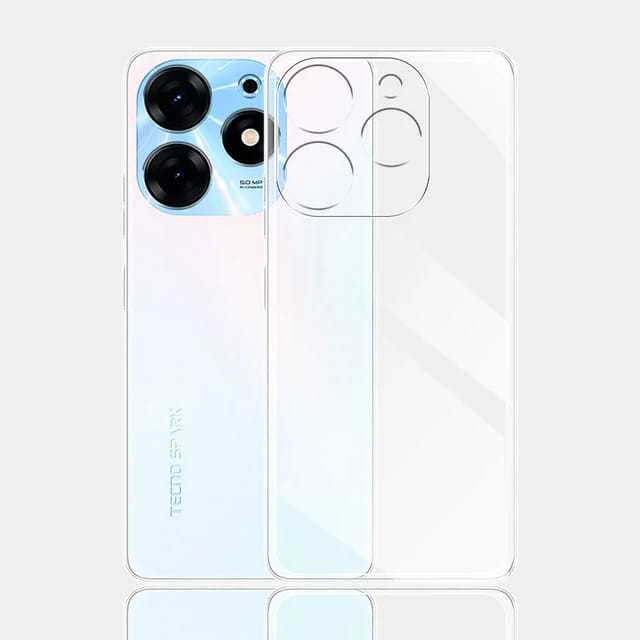 Tecno Spark 10  pro Cover New Ultra Thin Soft Tpu Silicon Dust Proof Transparent Clear Cover