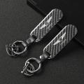 1 Custom Carbon Fiber Car Key Holder For Hyundai Genesis Coupe G80 G70 GV80 BH GH Keychain Accessories Zinc Alloy Keyrings. 