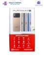 Memobile Platinum 2 - 2.4 Inch Display - Metal Body - Dual Sim - PTA Approved - 2000mAH Battery - Very Slim & Smart - Wireless FM Radio - Auto Call recording - Powerful Led Torch Light with Side Button - Bluetooth & Bluetooth dialer. 