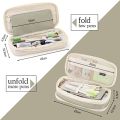 Kawaii Green Pencil Cases Large Capacity Pen Bag Pouch Gift For Girl Office Student College Stationery Organizer School Supplies. 