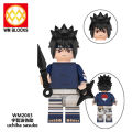 8pcs/set Hot Anime NARUTO Series Uchiha Yahiko Characters Building Blocks Bricks Accessories Collection WM6105. 