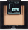 New York Fit Me Matte Poreless Compact Powder - 220 Natural Beige 9g. 