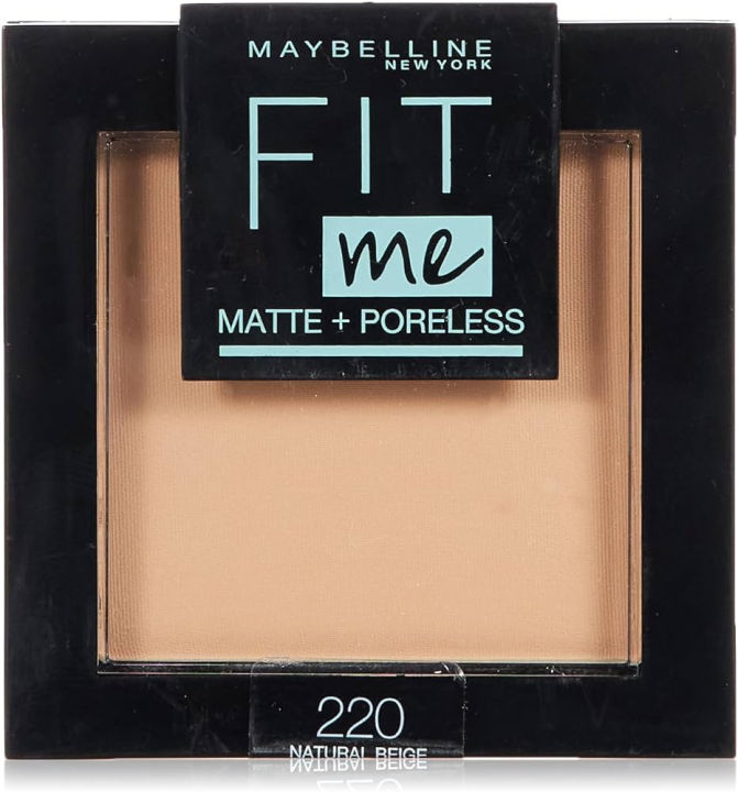 New York Fit Me Matte Poreless Compact Powder - 220 Natural Beige 9g