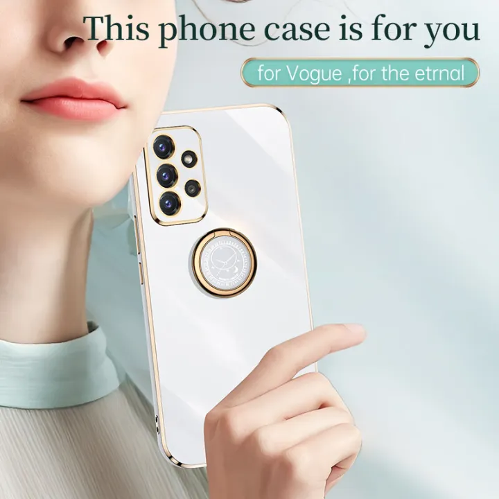 For%20Samsung%20Galaxy%20A32%204G%20Back%20Cover%20with%20Ring%20Holder%20Stand%20Plating%20Square%20Bumper%20Protective%20Case%20Camera%20Lens%20Protection%20Soft%20Silicone%20Shockproof%20Mobile%20Phone%20Cases%20-%20Image%205