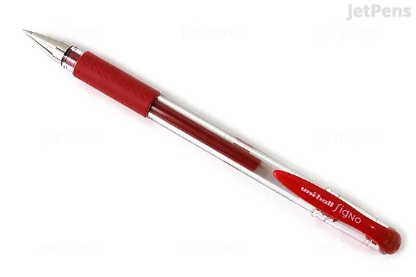 Uniball%20Signo%20Gel%20Pen%20-Pack%20Of%2012%20-red%20-%20Image%202