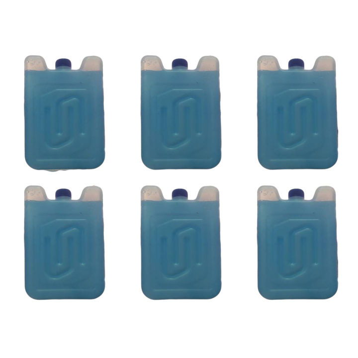 pack of 6 gel bottle Ice pack bottle for ice box air coolers, ac cooler and dc cooler, refreezable icepack, Cooling refrigerant