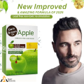 Apple Hair Color Dark Brown / Black Hair Dye Cream (30ml x 10Pcs) – Natural Hair Color with No Scalp Touch, Long-Lasting Black, Lead-Free & Non-Toxic (quick 5 min dye). 