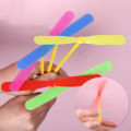 Children colorful luminous bamboo dragonfly Flash flying fairy  LED Toys. 