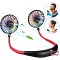 Wearable Shoulder Fan - Fans 3 Speed Adjustable Rechargeable Hands-free Cooling Wearable Portable Sports Mini Neck Fan Hands Free Sport Hanging Neck Fan Random colour. 