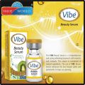 VW VIBE WHITENINGS MILKY BEAUTY SERUM FOR FACE FRESHNESS, FRECKLES, ANTI WRINKLES WITH KIWI AND MILK EXTRACTS FOR ALL SKIN TYPES 3.5 ML. 
