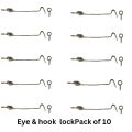 Hook and Eye Lock / Hook Latch with Eye, Barn Lock for Door and Windows.. 