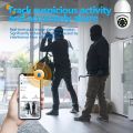 Bulb Camera Security PTZ  HD Bulb Camera WIFI PTZ  IP Camera v380 Pro 360 Rotation Day and Night Full color. 