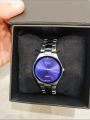Kwc watch box square design hard fitting with soft black cushions watch box. 
