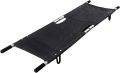 Medical Emergency Folding Stretcher Aluminum Alloy Portable Stretcher with Heavy Duty Handles and Rubber Feet. 