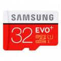 32GB EVO+ UHS-I microSDHC Memory Card with SD Adapter. 