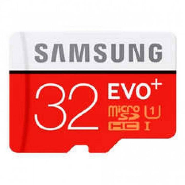 32GB EVO+ UHS-I microSDHC Memory Card with SD Adapter