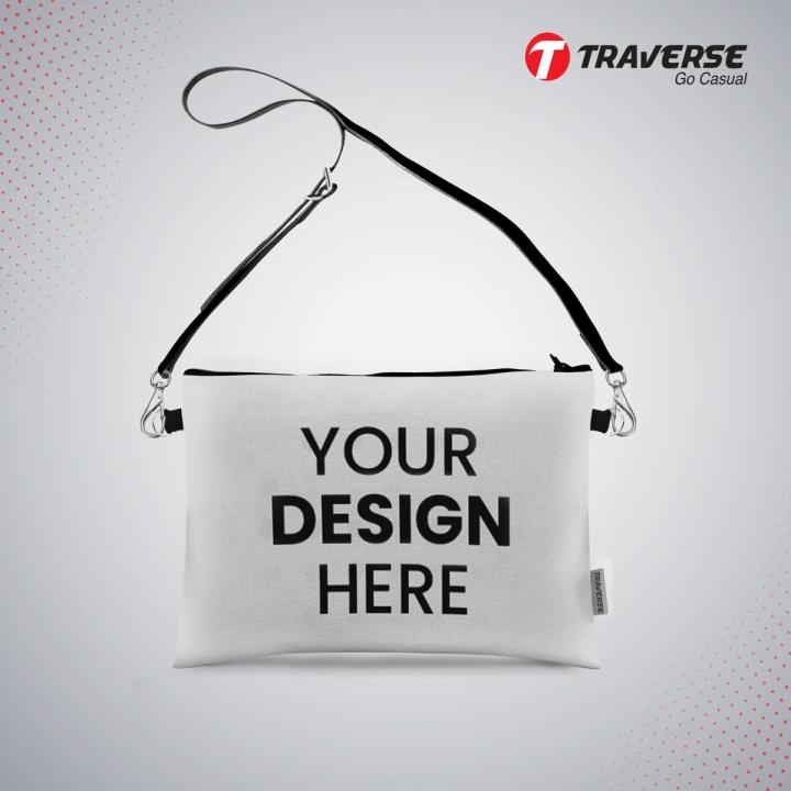 Traverse Customized - Pouch (Digitally printed on Cloth) with shoulder strap