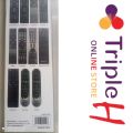 EcoStar Remote Control (Original Huayu) Universal For Common LCD / LED TV PEC ECO STAR 5 Without Setup Silver Color Compatible Remotes (Check Description Pictures) | Triple H. 