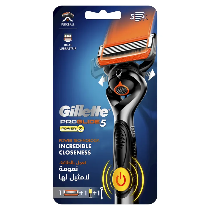 Gillette%20Fusion%20Proglide%20Flexball%20Power%20System%20Shaving%20Razor%20(Handle%20+%201%20Cart)%20-%20Image%202
