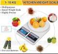 Multipurpose Portable Electronic Digital Food Weighing Scale Weight Machine For Kitchen, Kitchen scale, fitness scale, Home and Baking (1kg -10 Kg - with Back Light SF 400). 