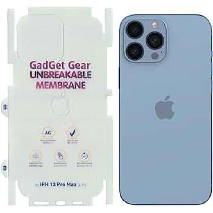 Unbreakable Membrane Sheet Back Protector with (Logo Cut) FOR just iPhone