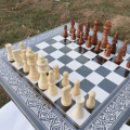 Royal Chess Set, Hand Carved Wooden Chess, Chess, Chess Set, Unique Wooden Chess.. 