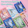 6in1 Stationery Set 3D Cartoon Handheld Stationery Set Children's Learning Gift Box Learning Stationery Students Study Supplies. 