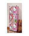 Hello Kitty Fiber Plastic Storage Cabinet & Wardrobe - Pink. 