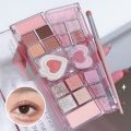 Cool Tone Eyeshadow Palette Pink Korean Sweet Eye Makeup Highlighter Aegyosal Multifunction Eye Shadows Sugarock Pallet Cosmetic BruberryBeD. 