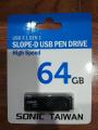 Sonic 64GB Sloped-D USB PEN DRIVE. 